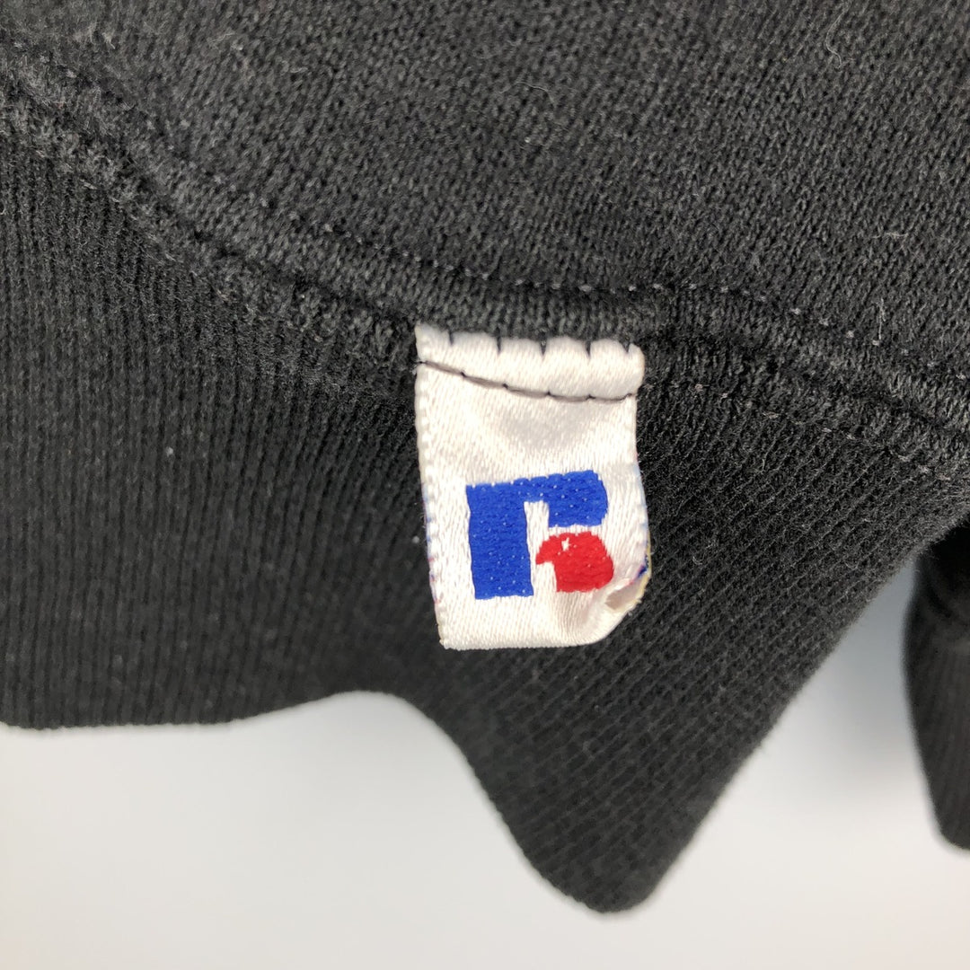 90'S Russell College Sweatshirt, Made in USA, Men's M, Vintage cotton black type Vintage Second Hand