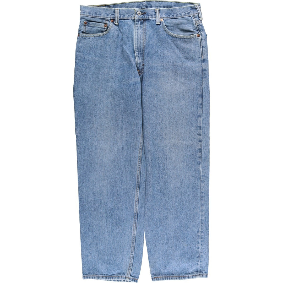 Levi's 550 tapered denim pants for men, size w37 cotton blue type Vintage Second Hand