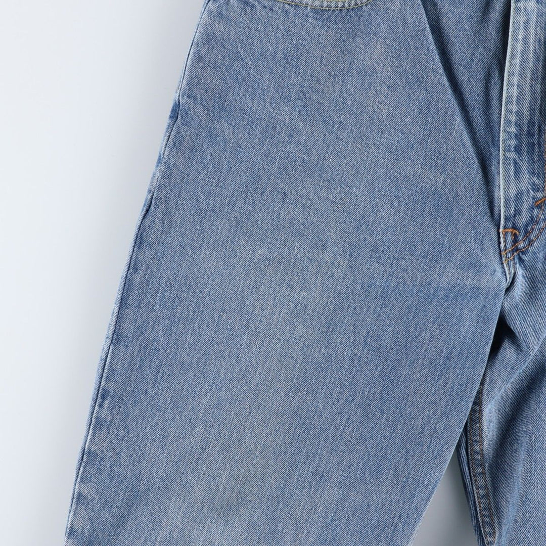 Levi's 550 tapered denim pants for men, size w37 cotton blue type Vintage Second Hand