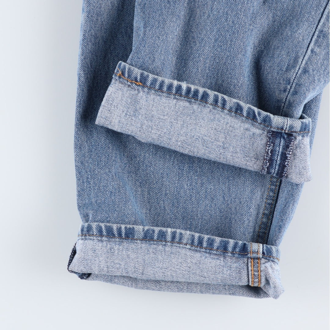 Levi's 550 tapered denim pants for men, size w37 cotton blue type Vintage Second Hand