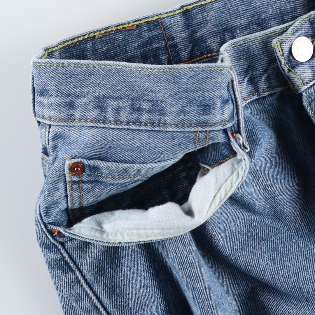 Levi's 550 tapered denim pants for men, size w37 cotton blue type Vintage Second Hand