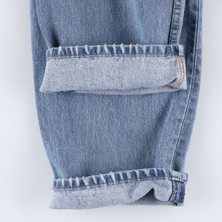 Levi's 550 tapered denim pants for men, size w37 cotton blue type Vintage Second Hand