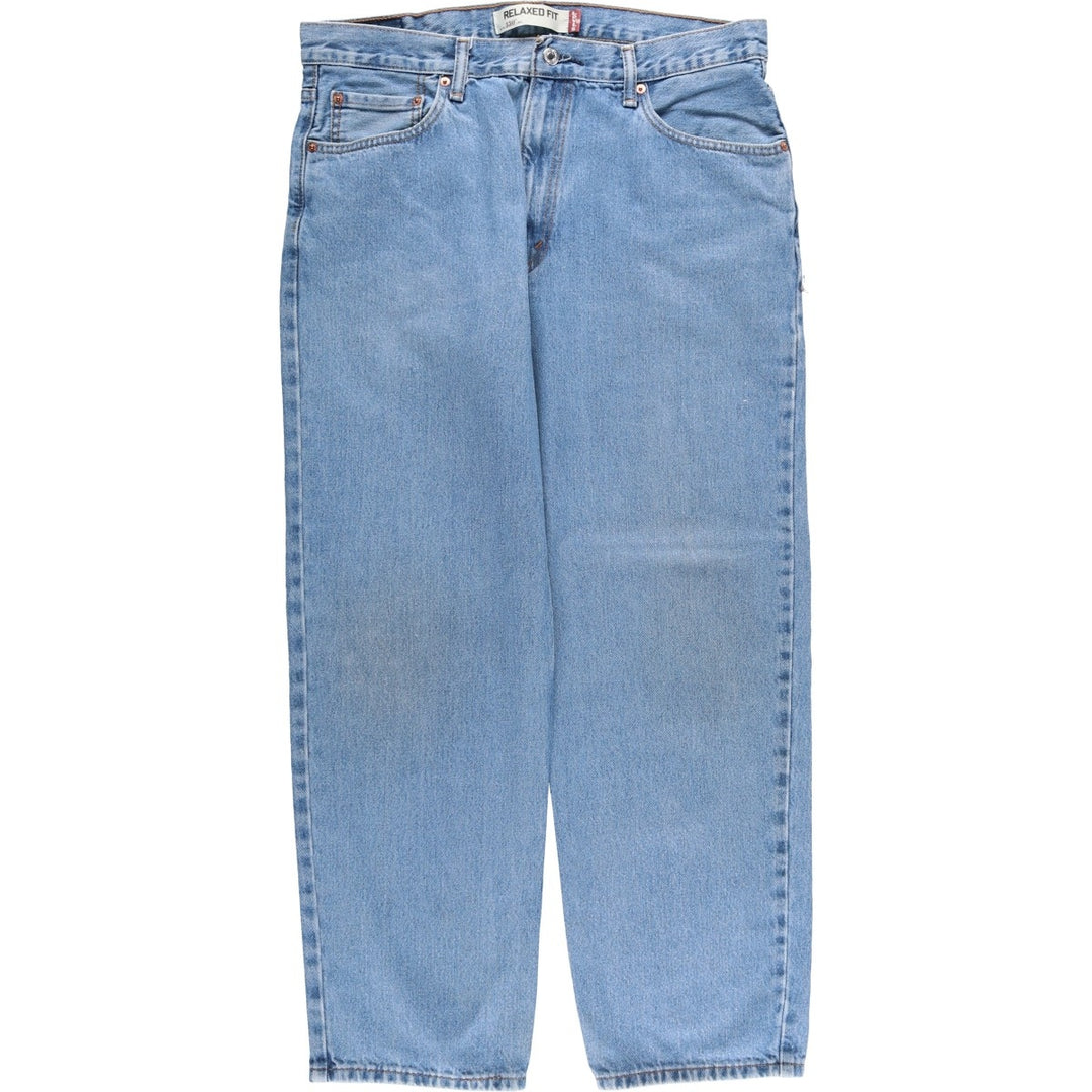 Levi's 550 Relaxed Fit Tapered Denim Pants for Men, W37 cotton blue type Vintage Second Hand