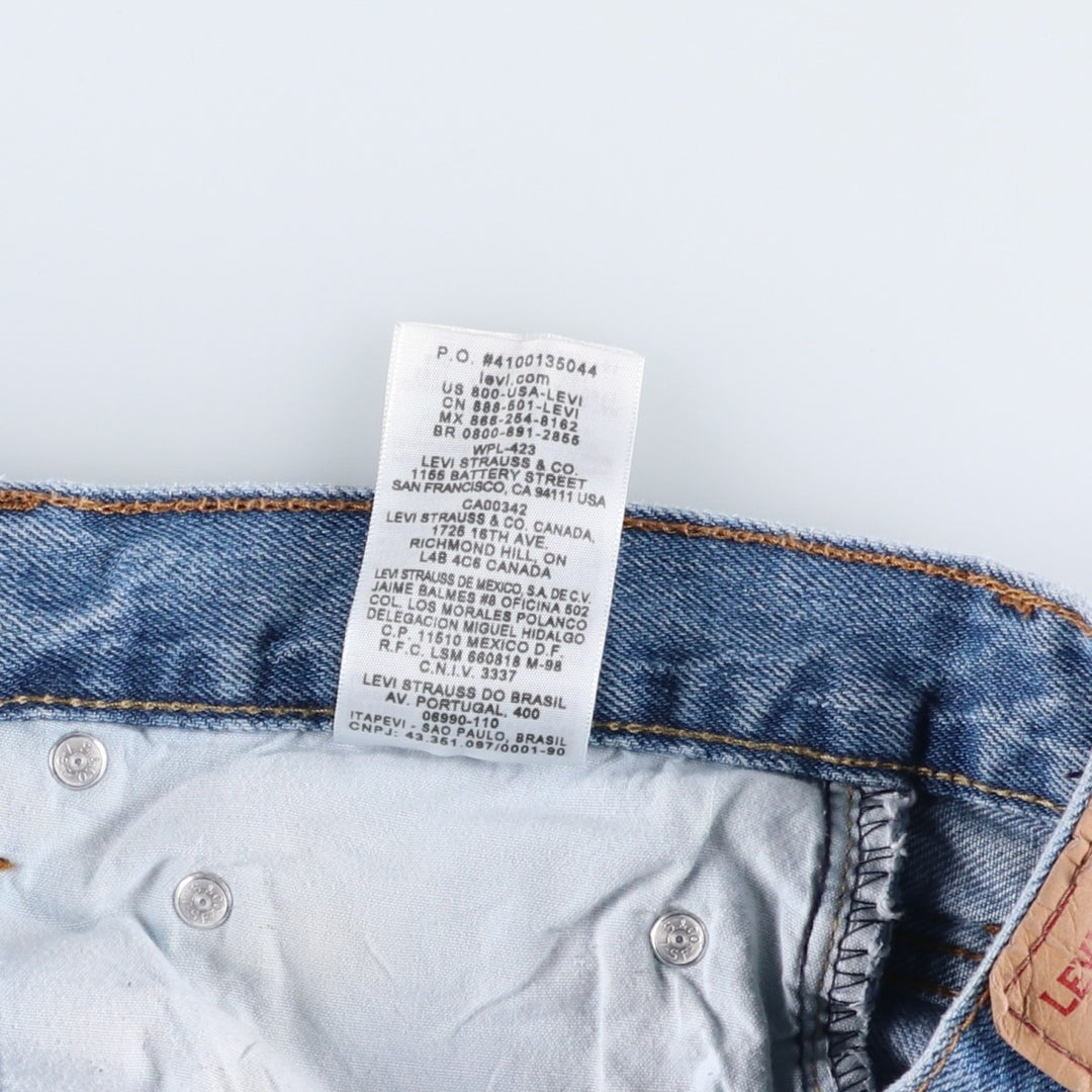 Levi's 550 Relaxed Fit Tapered Denim Pants for Men, W37 cotton blue type Vintage Second Hand