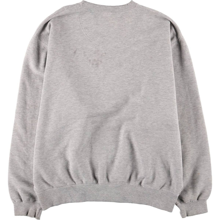 2000'S Nike Team North Carolina University College Sweatshirt, Men's Size Medium cotton gray type Vintage Second Hand