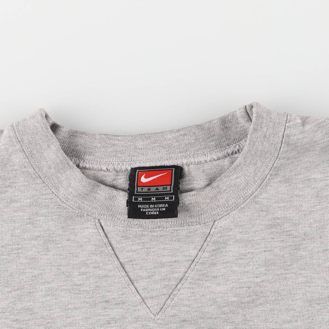 2000'S Nike Team North Carolina University College Sweatshirt, Men's Size Medium cotton gray type Vintage Second Hand