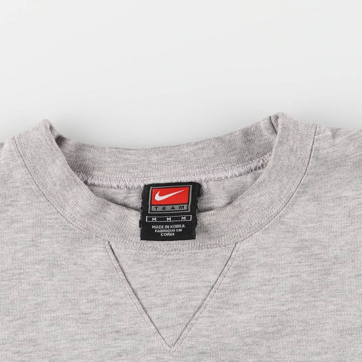 2000'S Nike Team North Carolina University College Sweatshirt, Men's Size Medium cotton gray type Vintage Second Hand