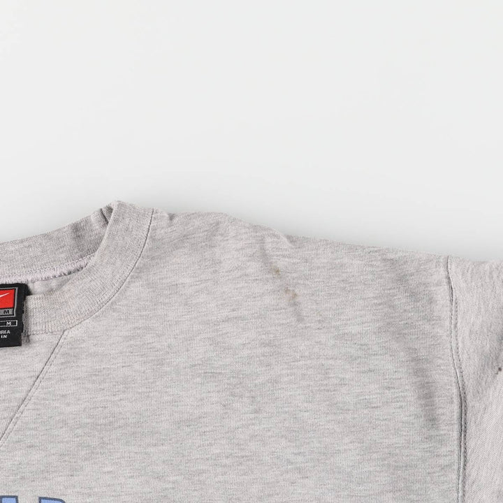 2000'S Nike Team North Carolina University College Sweatshirt, Men's Size Medium cotton gray type Vintage Second Hand