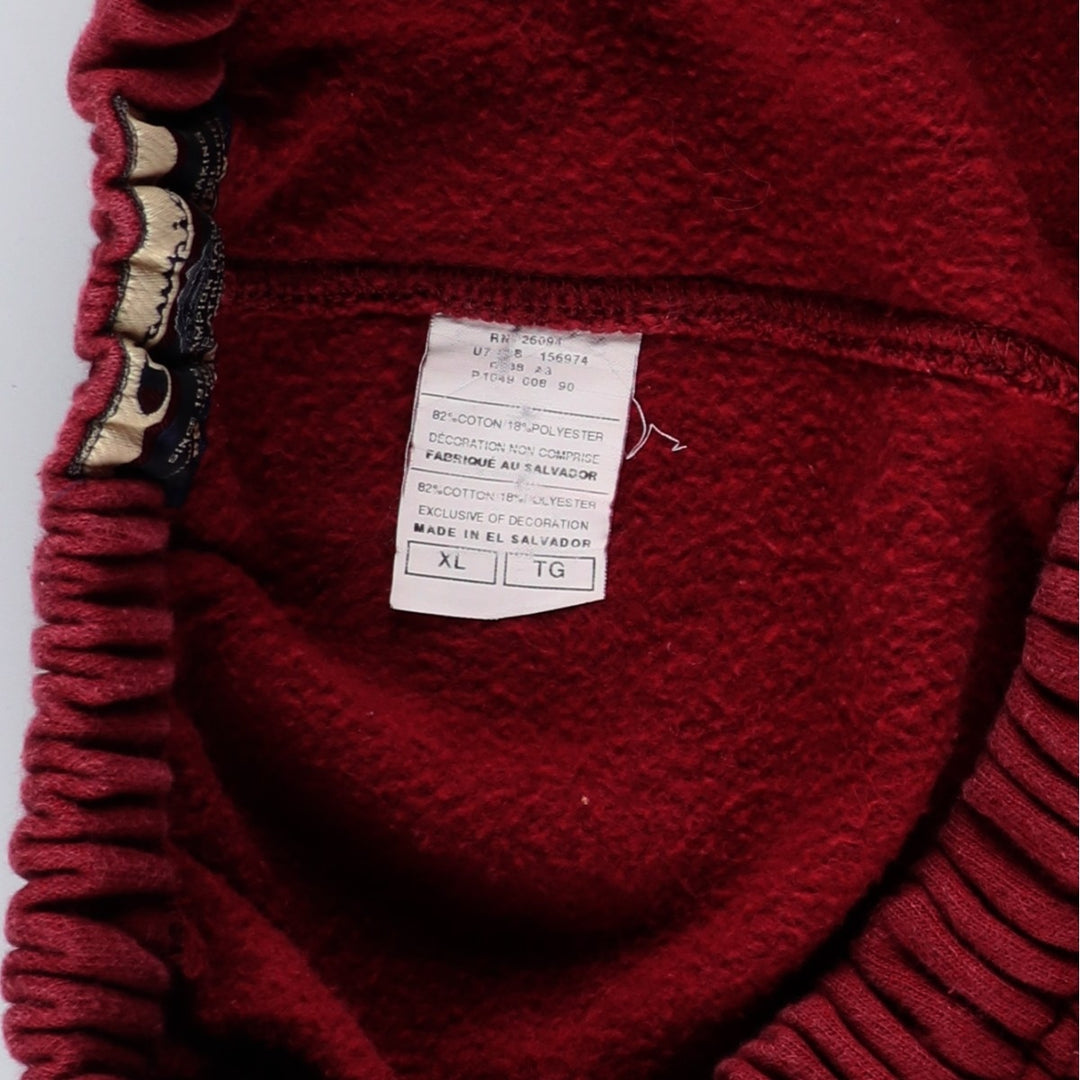 00'S Champion PREMIUM REVERSE WEAVE Premium Reverse Weave Sweatpants Men's XL cotton burgundy type Vintage Second Hand