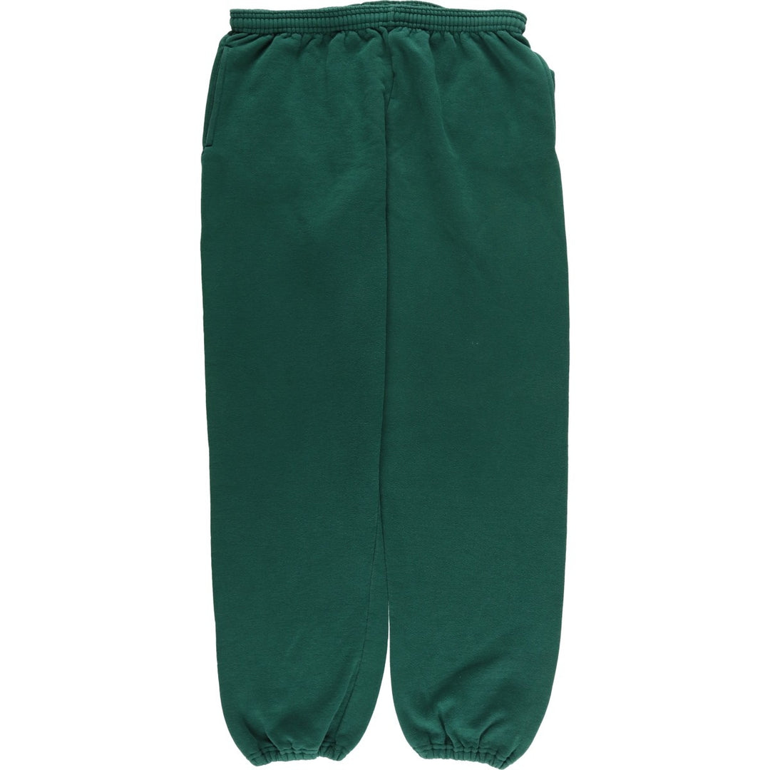 90'S Russell sweatpants, made in USA, men's size L, vintage cotton green type Vintage Second Hand