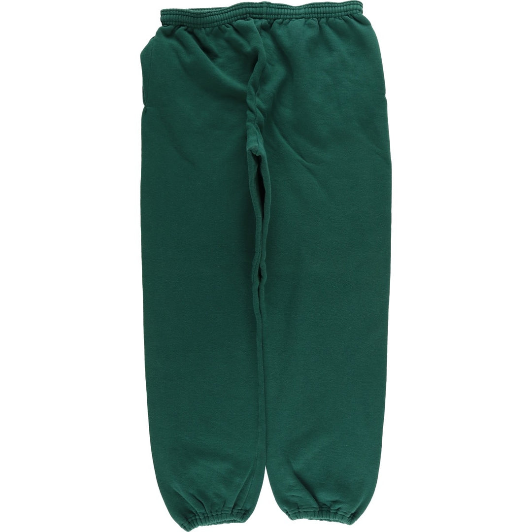 90'S Russell sweatpants, made in USA, men's size L, vintage cotton green type Vintage Second Hand