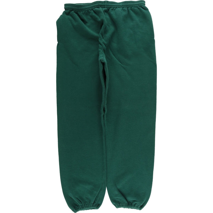 90'S Russell sweatpants, made in USA, men's size L, vintage cotton green type Vintage Second Hand
