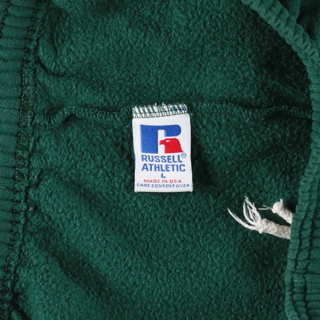 90'S Russell sweatpants, made in USA, men's size L, vintage cotton green type Vintage Second Hand