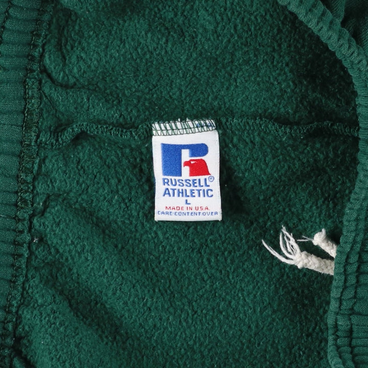90'S Russell sweatpants, made in USA, men's size L, vintage cotton green type Vintage Second Hand