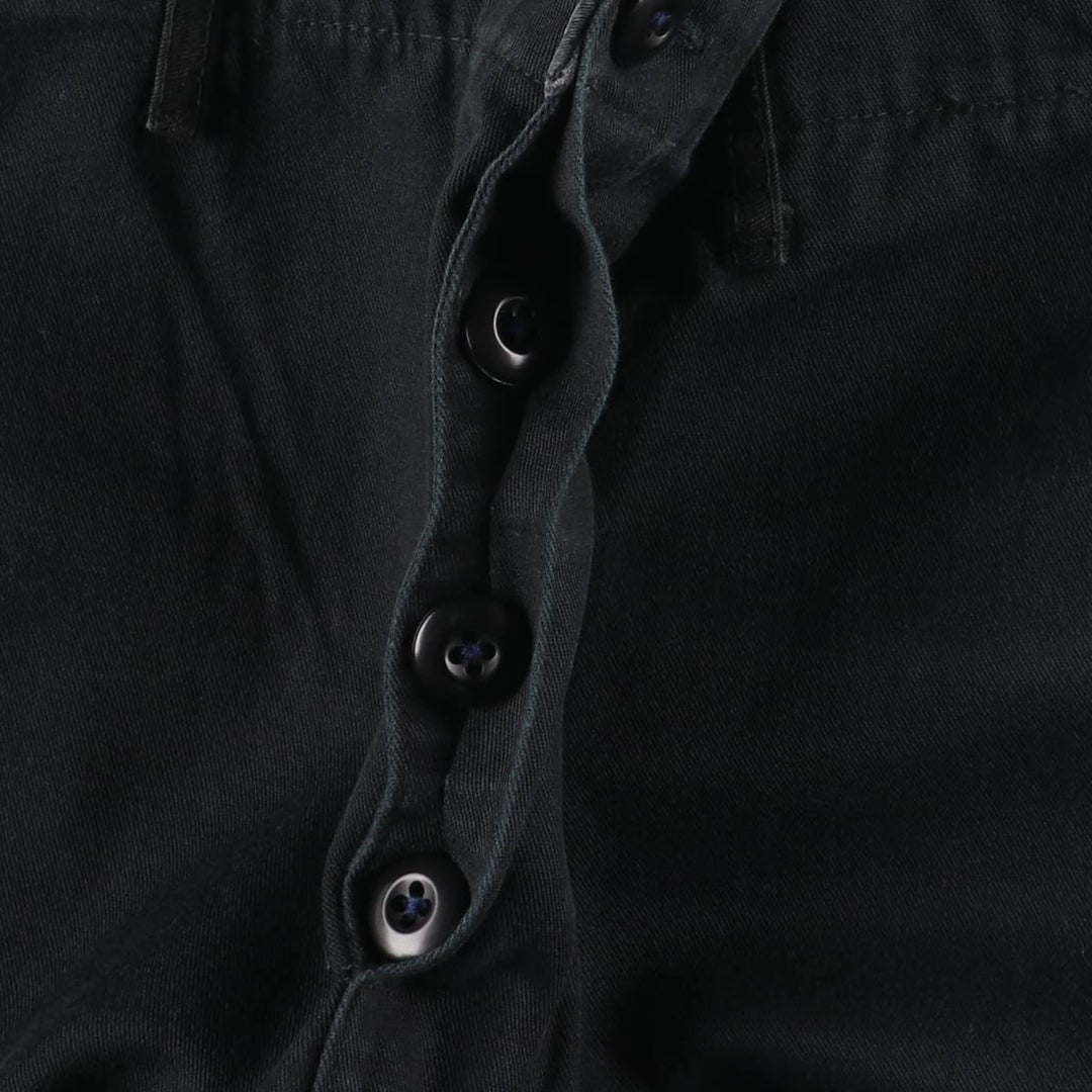 Military Cargo Pants MEDIUM-REGULAR Men's W36 polyester black type Vintage Second Hand