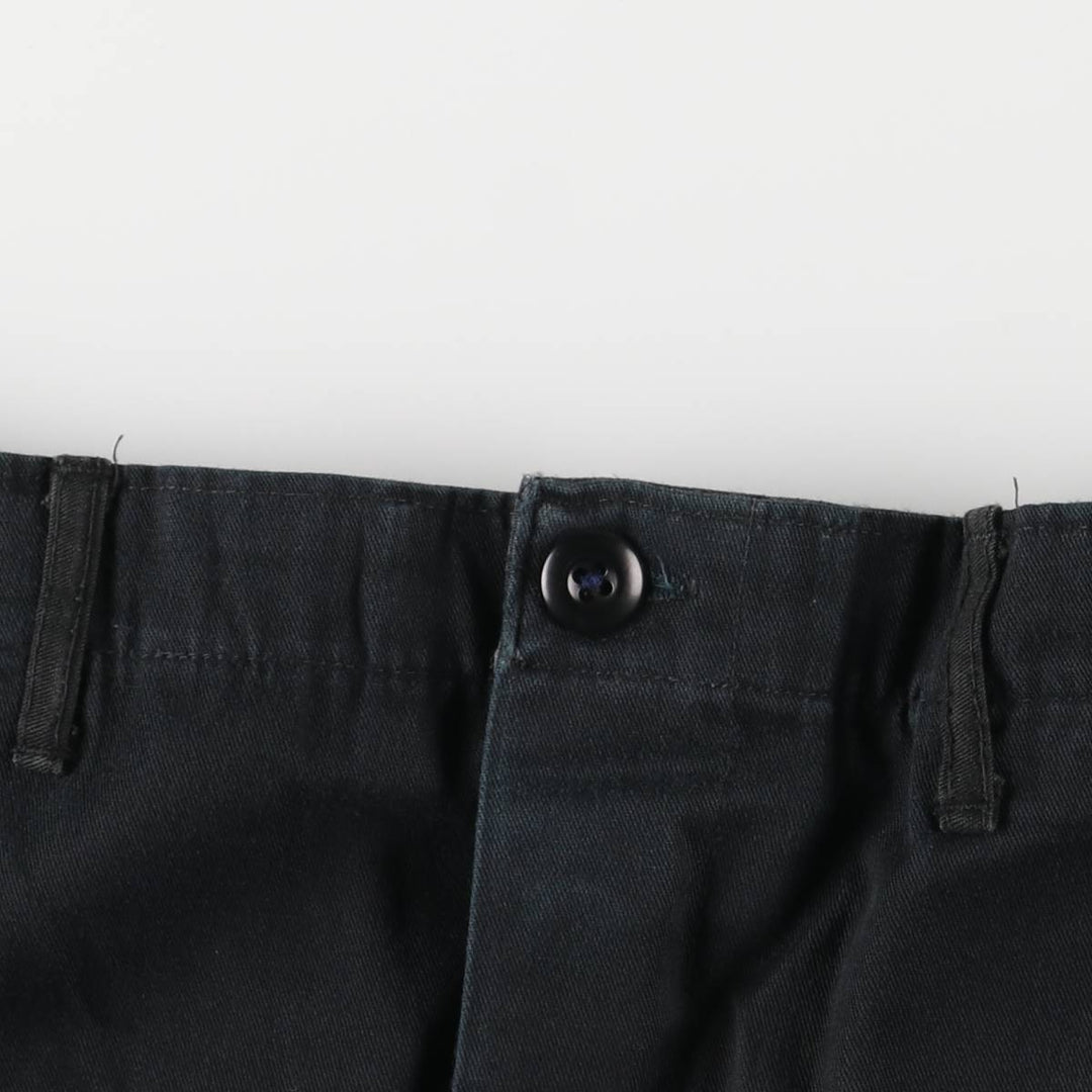 Military Cargo Pants MEDIUM-REGULAR Men's W36 polyester black type Vintage Second Hand
