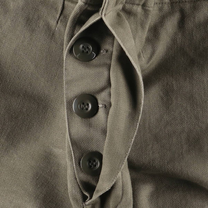 German Military Cargo Pants Men's Size W35 cotton Khaki type Vintage Second Hand