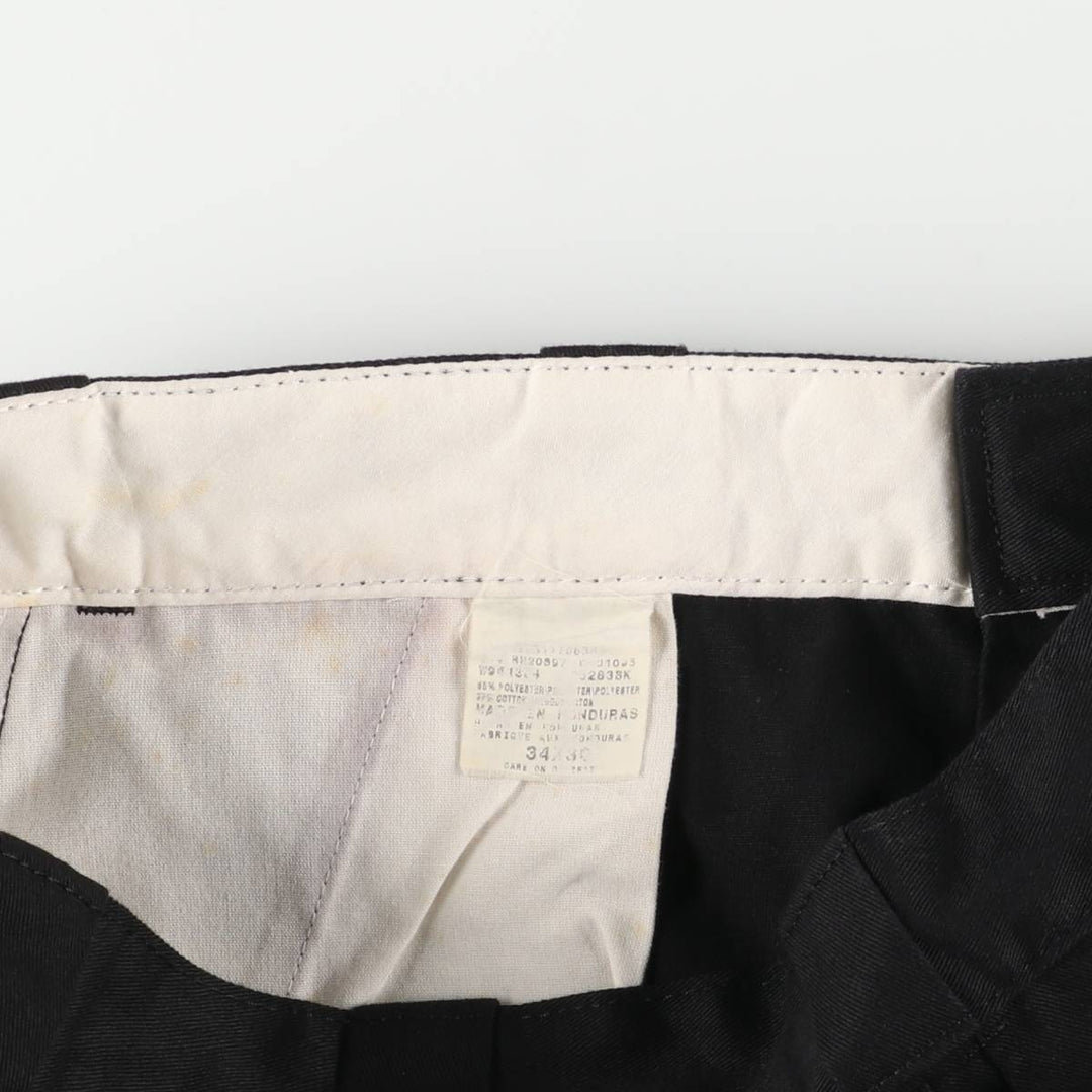 Dickies Double Knee Work Pants, Men's Size W34 cotton black type Vintage Second Hand