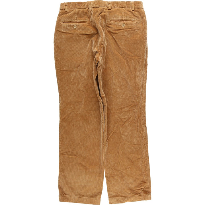 J.PRESS Corduroy Pants, Made in USA, Men's, Size 35 cotton beige type brown Vintage Second Hand