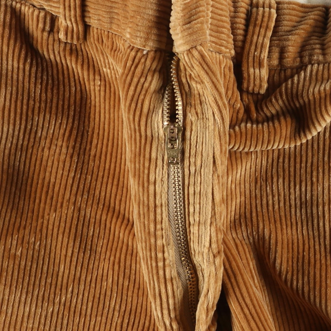 J.PRESS Corduroy Pants, Made in USA, Men's, Size 35 cotton beige type brown Vintage Second Hand