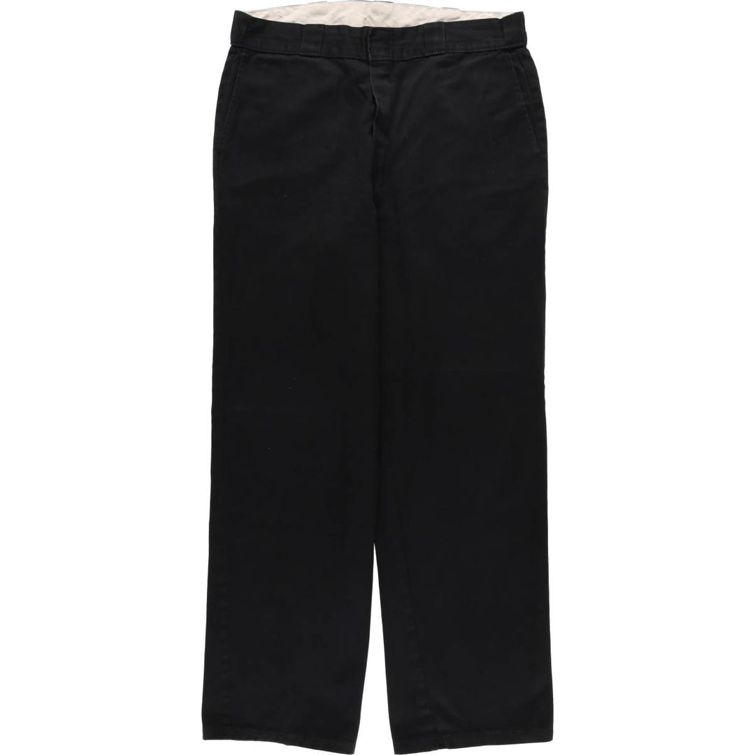 Dickies Work Pants Men's W36 polyester black type Vintage Second Hand