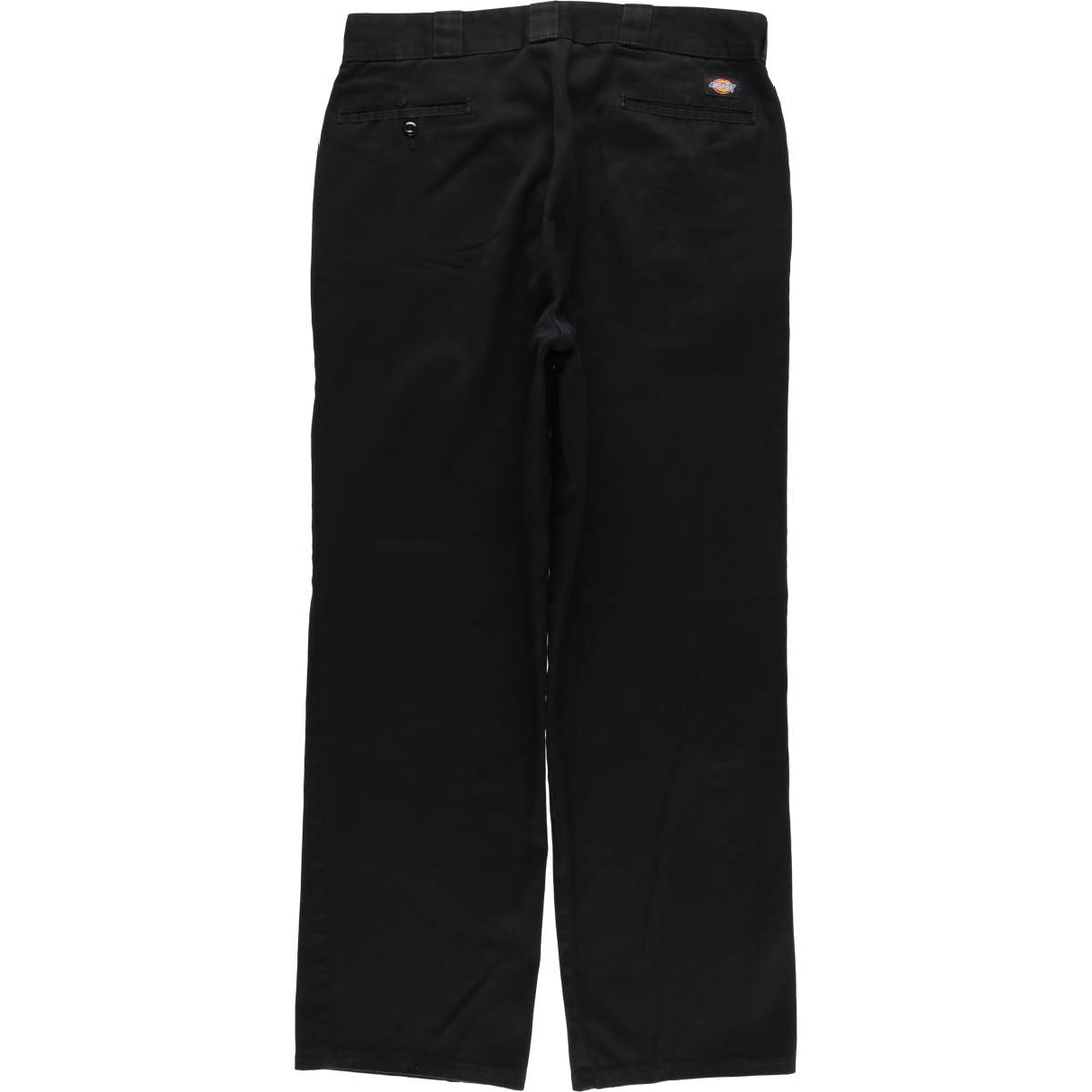 Dickies Work Pants Men's W36 polyester black type Vintage Second Hand