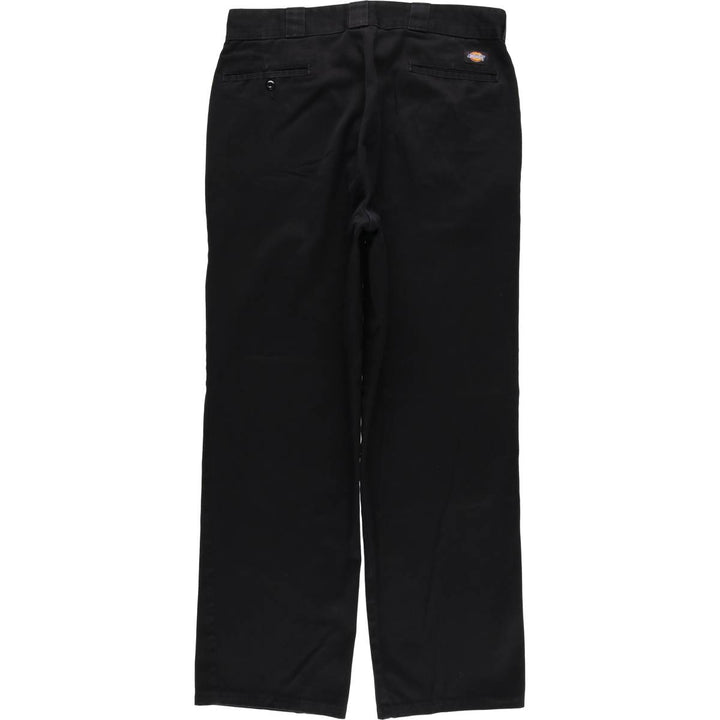 Dickies Work Pants Men's W36 polyester black type Vintage Second Hand