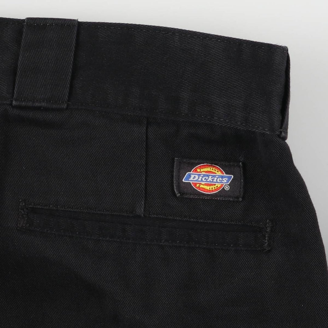 Dickies Work Pants Men's W36 polyester black type Vintage Second Hand