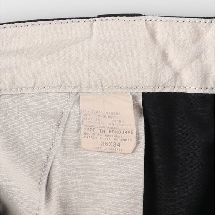 Dickies Work Pants Men's W36 polyester black type Vintage Second Hand