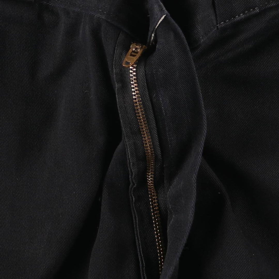 Dickies Work Pants Men's W36 polyester black type Vintage Second Hand