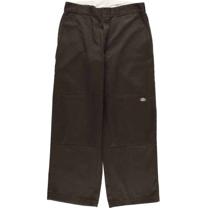 Dickies Double Knee Work Pants for Men, W35 unclear brown type Vintage Second Hand