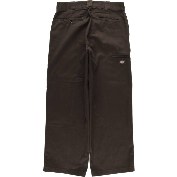 Dickies Double Knee Work Pants for Men, W35 unclear brown type Vintage Second Hand