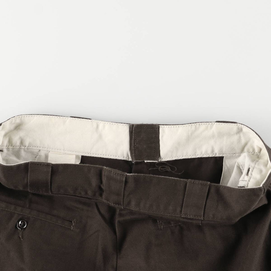 Dickies Double Knee Work Pants for Men, W35 unclear brown type Vintage Second Hand