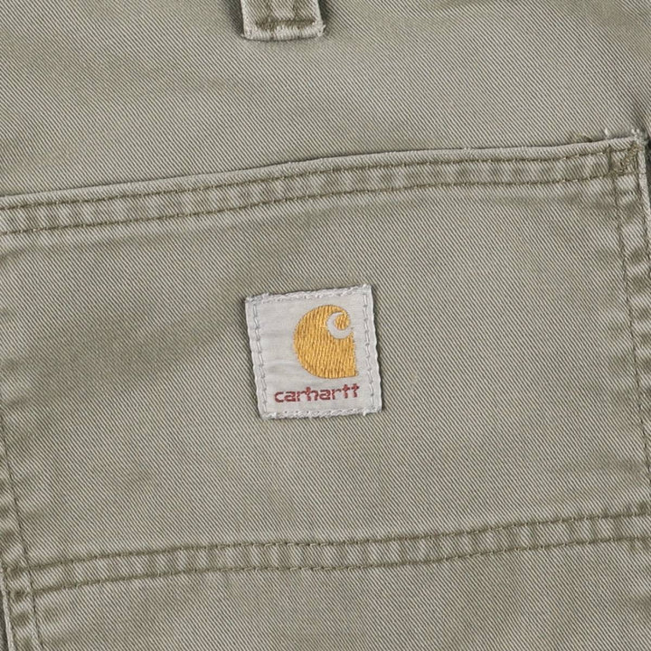 Carhartt Relaxed Fit Painter Pants, Men's, W34 equivalent cotton Khaki type sage green Vintage Second Hand