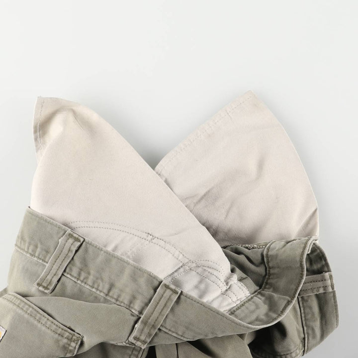 Carhartt Relaxed Fit Painter Pants, Men's, W34 equivalent cotton Khaki type sage green Vintage Second Hand