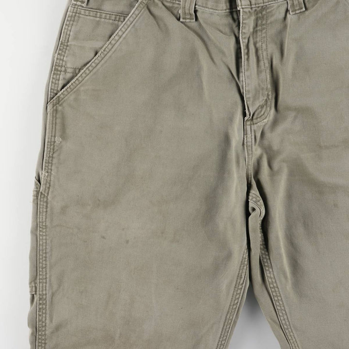 Carhartt Relaxed Fit Painter Pants, Men's, W34 equivalent cotton Khaki type sage green Vintage Second Hand