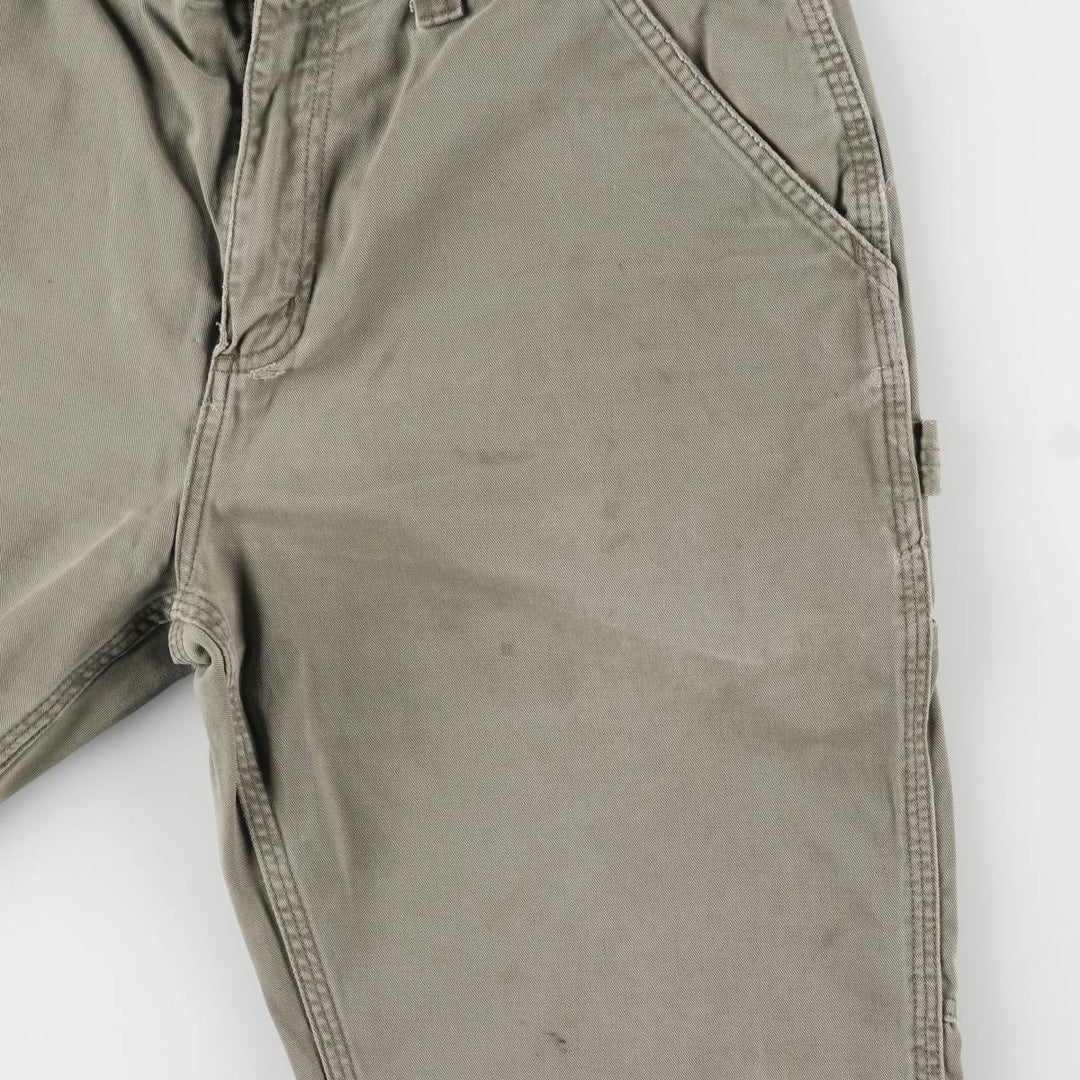 Carhartt Relaxed Fit Painter Pants, Men's, W34 equivalent cotton Khaki type sage green Vintage Second Hand