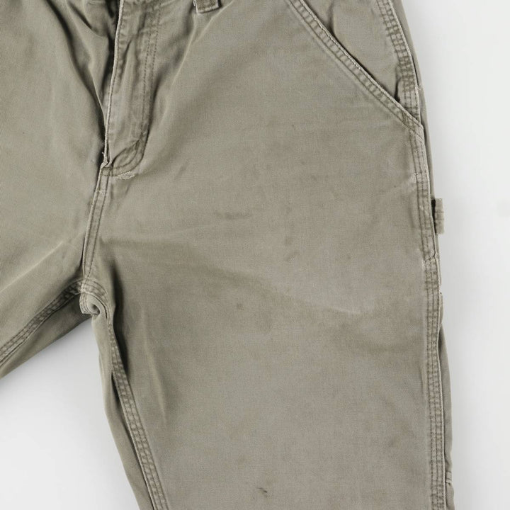 Carhartt Relaxed Fit Painter Pants, Men's, W34 equivalent cotton Khaki type sage green Vintage Second Hand