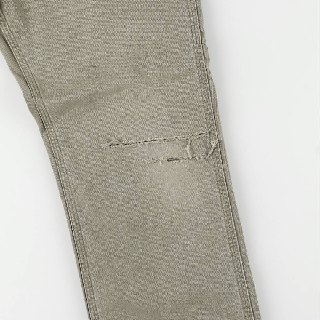 Carhartt Relaxed Fit Painter Pants, Men's, W34 equivalent cotton Khaki type sage green Vintage Second Hand