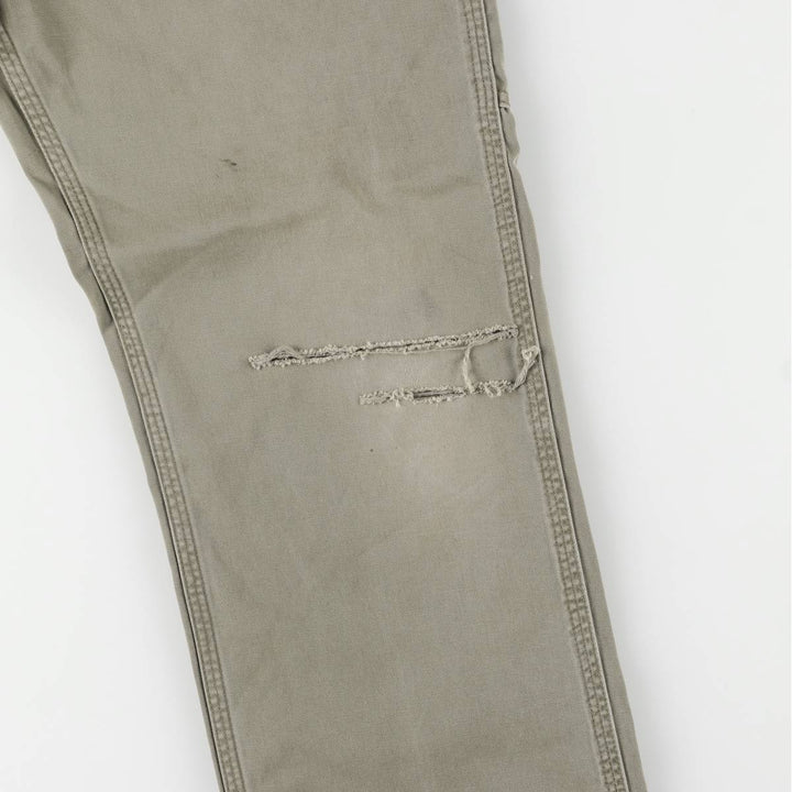 Carhartt Relaxed Fit Painter Pants, Men's, W34 equivalent cotton Khaki type sage green Vintage Second Hand