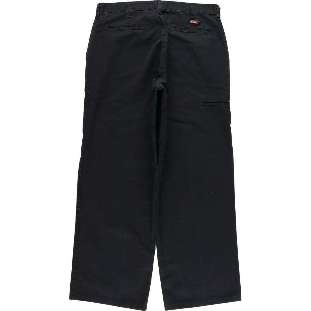 Dickies Double Knee Work Pants Men's W34 polyester black type Vintage Second Hand