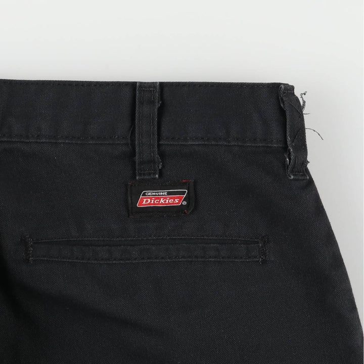 Dickies Double Knee Work Pants Men's W34 polyester black type Vintage Second Hand