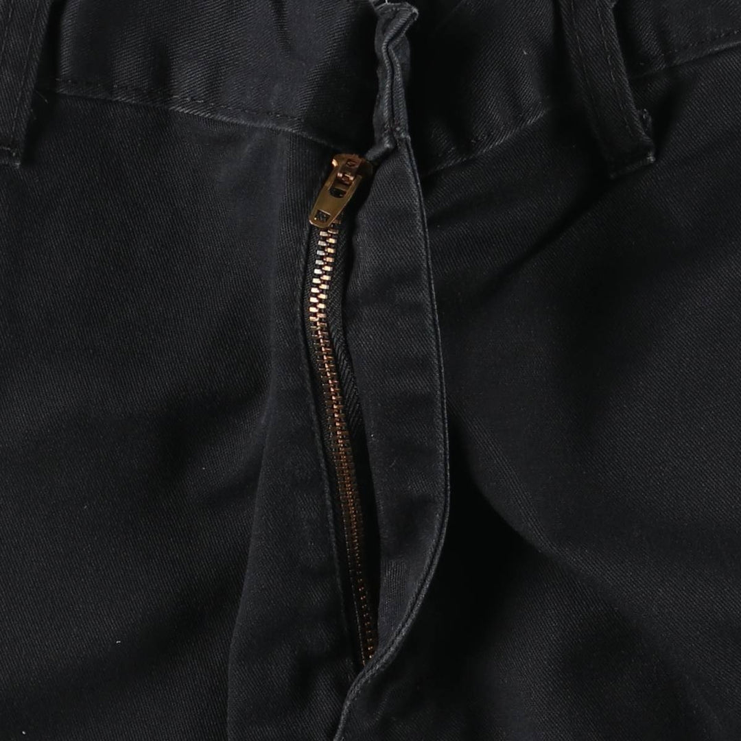 Dickies Double Knee Work Pants Men's W34 polyester black type Vintage Second Hand