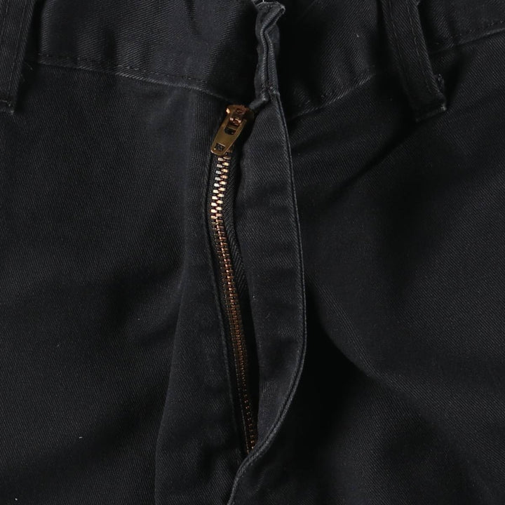 Dickies Double Knee Work Pants Men's W34 polyester black type Vintage Second Hand