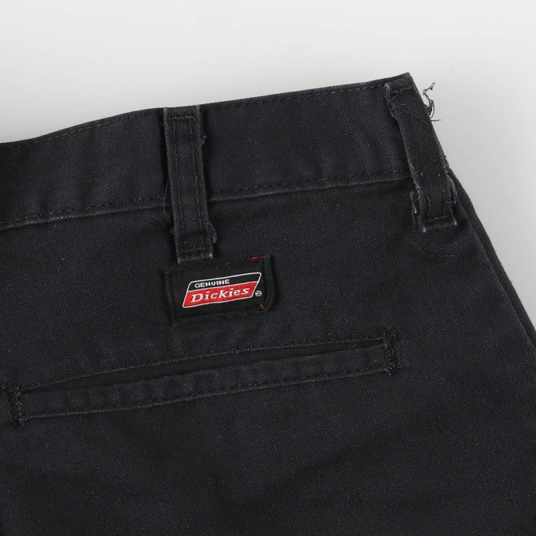 Dickies Double Knee Work Pants Men's W34 polyester black type Vintage Second Hand