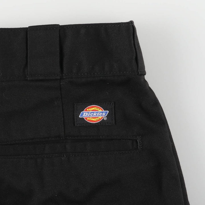 Dickies Work Pants Men's W34 polyester black type Vintage Second Hand