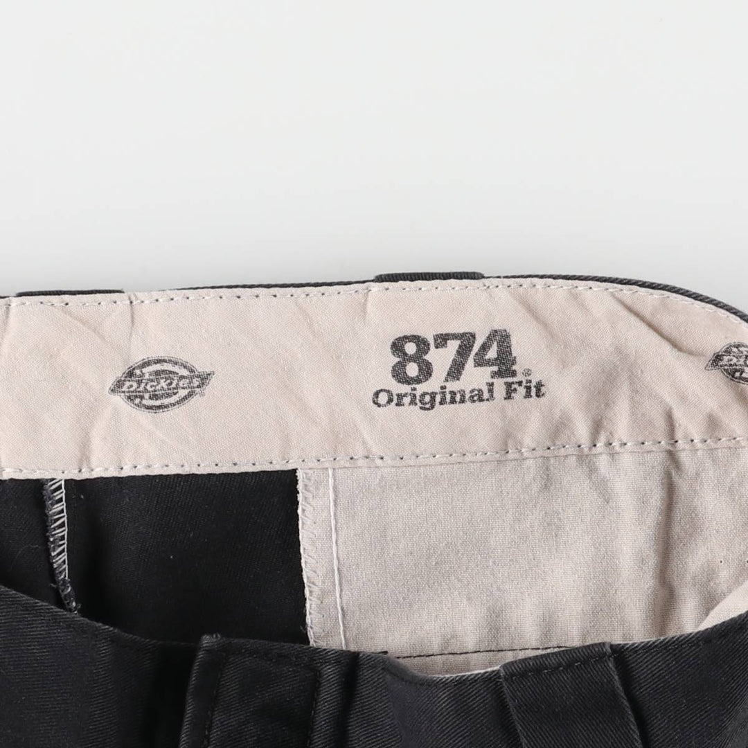 Dickies 874 Original Fit Work Pants for Men, W37 unclear black type Vintage Second Hand