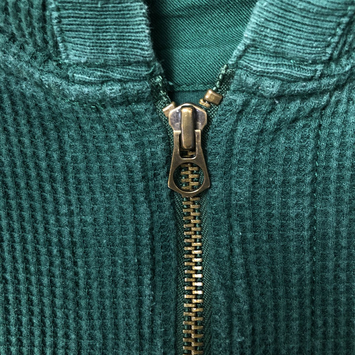 Ralph Lauren POLO by Ralph Lauren Thermal Sweat Full-Zip Hoodie, Men's XL cotton Green type dark green Vintage Second Hand