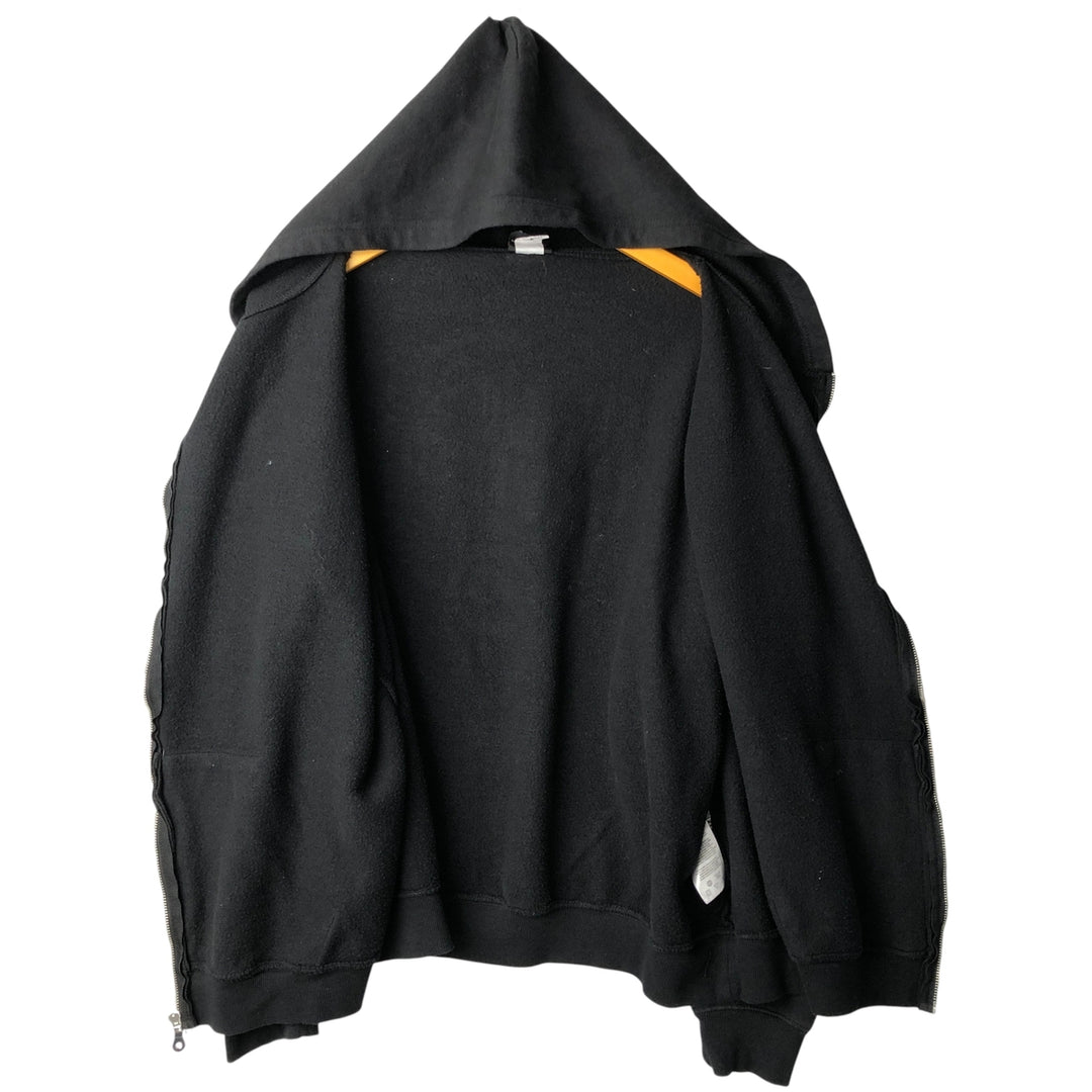 Harley-Davidson Sweat Full Zip Hoodie Men's XXL cotton black type Vintage Second Hand