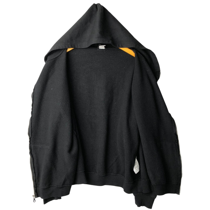 Harley-Davidson Sweat Full Zip Hoodie Men's XXL cotton black type Vintage Second Hand